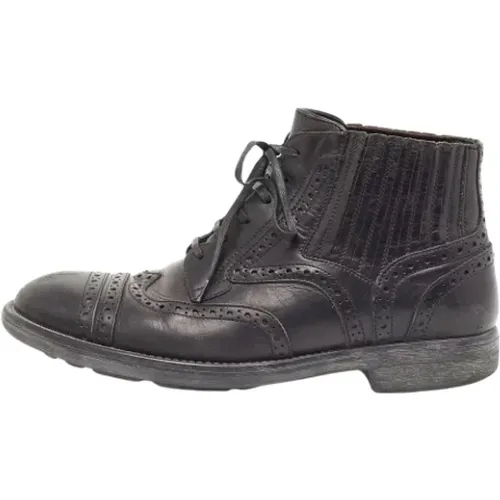 Pre-owned Leder boots , Damen, Größe: 39 EU - Dolce & Gabbana Pre-owned - Modalova
