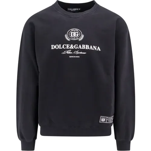 Crew-neck Sweatshirt Aw24 , male, Sizes: L, M, S, XL - Dolce & Gabbana - Modalova