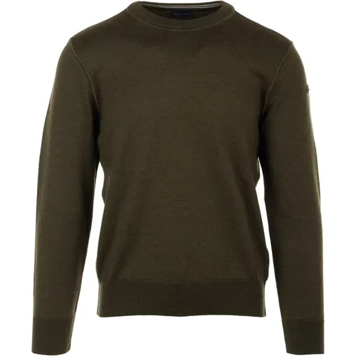 Grüner Pullover Girocollo Stil , Herren, Größe: XL - PAUL & SHARK - Modalova