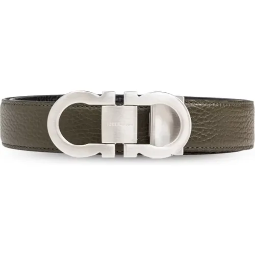 Reversible belt , male, Sizes: 105 CM, 95 CM, 100 CM - Salvatore Ferragamo - Modalova