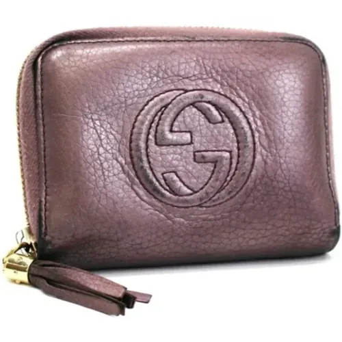 Gucci Soho Leather Wallet - Pre-owned , female, Sizes: ONE SIZE - Gucci Vintage - Modalova