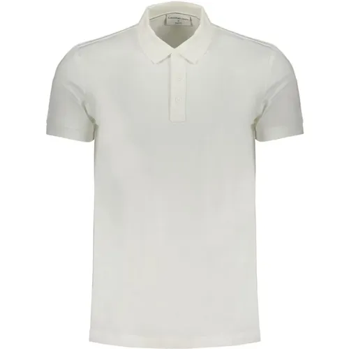 Polo Shirt mit Bedrucktem Logo , Herren, Größe: L - Calvin Klein - Modalova