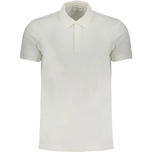 Polo Shirt mit Bedrucktem Logo , Herren, Größe: M - Calvin Klein - Modalova