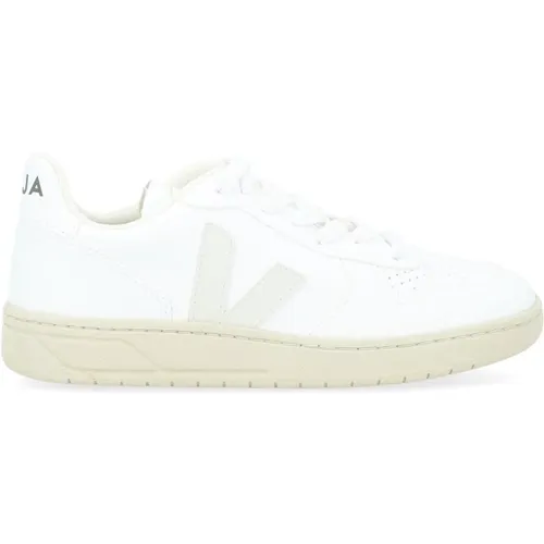 Weißer Sneaker aus veganem Leder V-10 CWL , Damen, Größe: 36 EU - Veja - Modalova