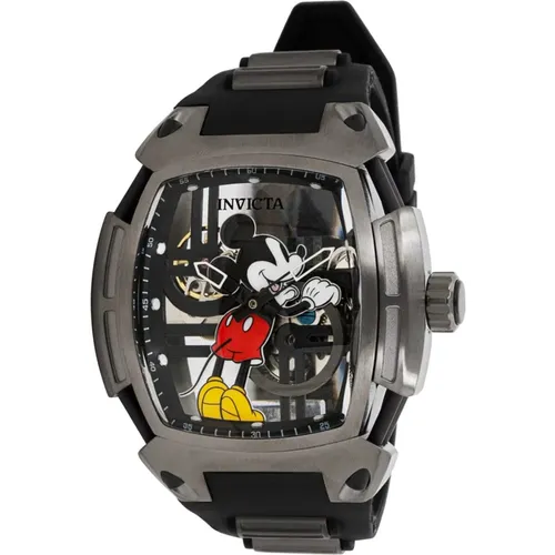 Mickey Mouse Mechanical Watch , male, Sizes: ONE SIZE - Invicta Watches - Modalova