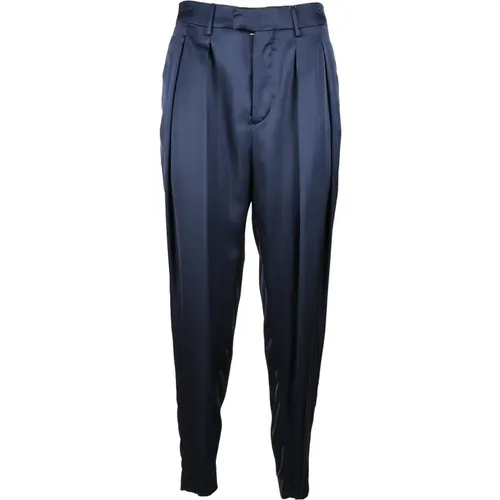 Navy Pants for Women , female, Sizes: S - Berwich - Modalova