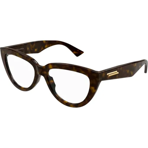 Stilvolle Brille,Matte Eyewear Frames, Copper Eyewear Frames - Bottega Veneta - Modalova