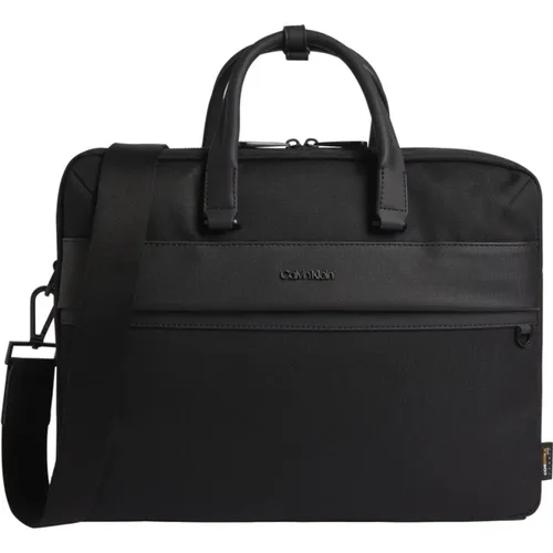 Ck remote laptop bag w/sleeve , male, Sizes: ONE SIZE - Calvin Klein - Modalova