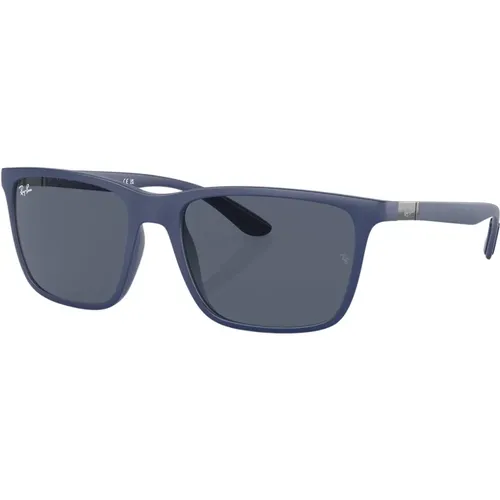 Matte Sunglasses with Dark Grey Lenses , unisex, Sizes: ONE SIZE - Ray-Ban - Modalova