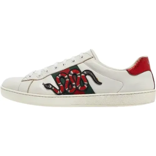 Pre-owned Fabric sneakers , male, Sizes: 8 UK - Gucci Vintage - Modalova