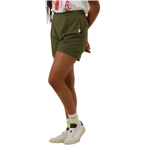 Grüne Shorts für Sommer-Look , Damen, Größe: M - Penn&Ink N.Y - Modalova
