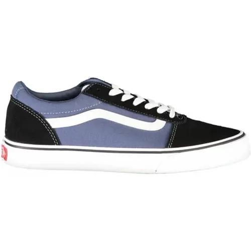 Blaue Logo Sneaker mit Kontrastdetails , Herren, Größe: 45 EU - Vans - Modalova