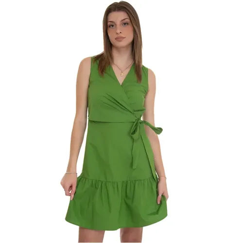 Decreto Cotton dress , female, Sizes: L, S - Pennyblack - Modalova