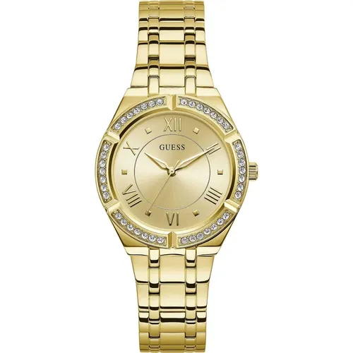 Cosmo Gold Analog Armbanduhr , Damen, Größe: ONE Size - Guess - Modalova