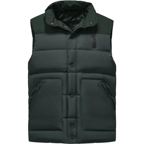 Padded Down Vest with Maxi Pockets , male, Sizes: M, XL, L, 2XL - BomBoogie - Modalova