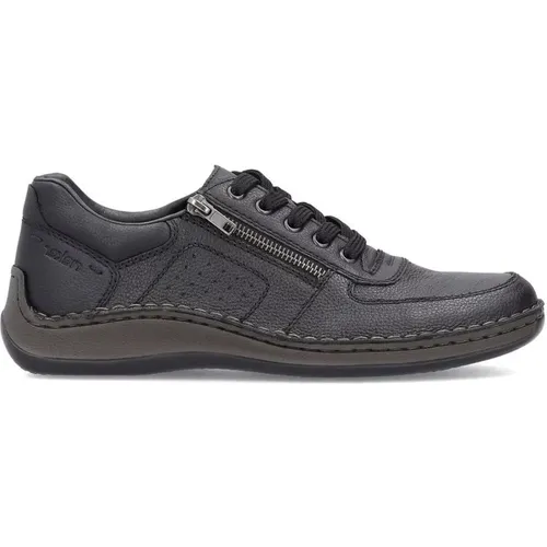 Schwarze Sneakers für Männer , Herren, Größe: 46 EU - Rieker - Modalova