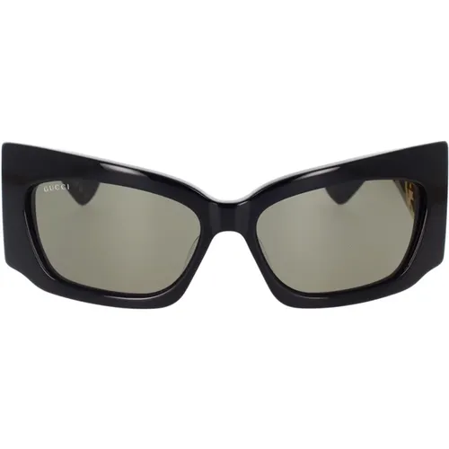Gg1412S 001 Sonnenbrille , Damen, Größe: 62 MM - Gucci - Modalova