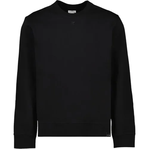 Baumwoll Rundhals Sweatshirt - Courrèges - Modalova