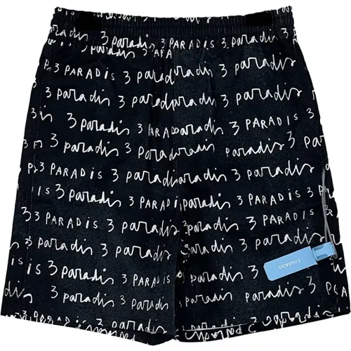 Logo Appliqué Sommer Shorts , Herren, Größe: S - 3.Paradis - Modalova