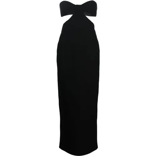 Bustier-Neckline Cut-Out Dress , female, Sizes: M - The New Arrivals Ilkyaz Ozel - Modalova