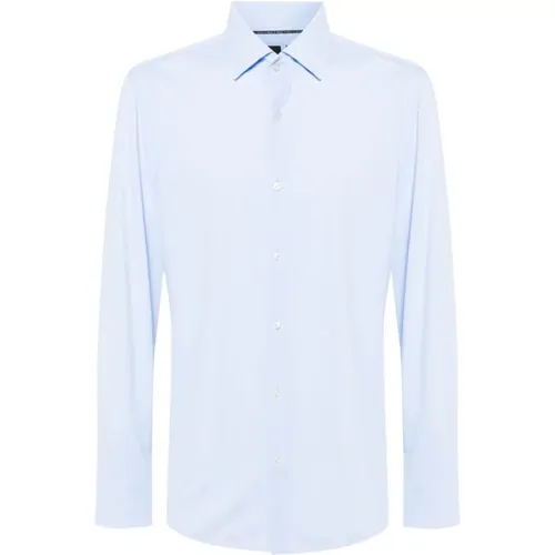 Hellblaue Casual Hemden , Herren, Größe: XL - Hugo Boss - Modalova