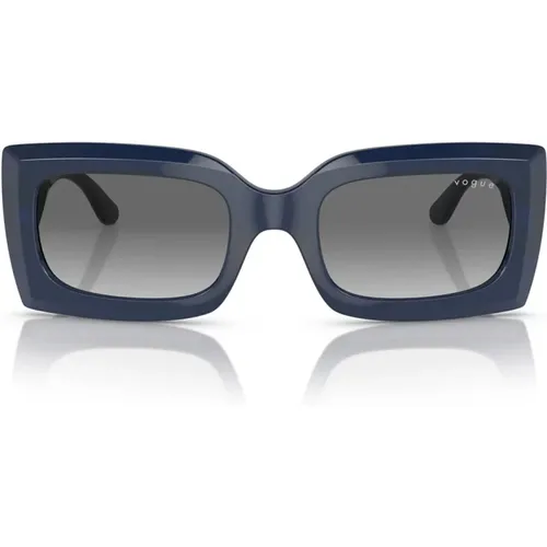 Mutige Blaue Opalin Sonnenbrille - Vogue - Modalova