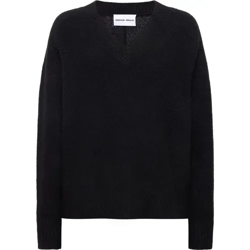 V-neck sweater , female, Sizes: S, M, XS - Emerson Renaldi - Modalova