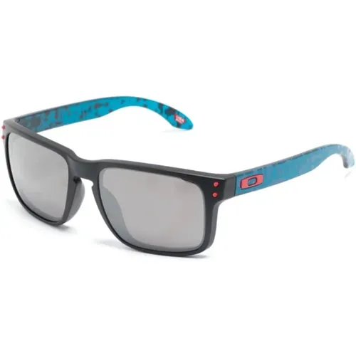 Mirrored Rectangle Sunglasses UV-Protective Lenses , unisex, Sizes: ONE SIZE - Oakley - Modalova