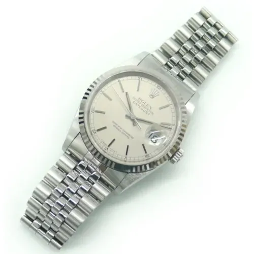 Pre-owned Stainless Steel watches , male, Sizes: ONE SIZE - Rolex Vintage - Modalova