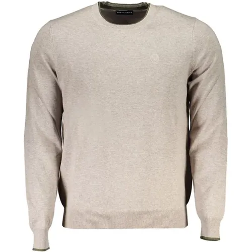 Cotton Sweater Classic Crew Neck , male, Sizes: 2XL, L - North Sails - Modalova