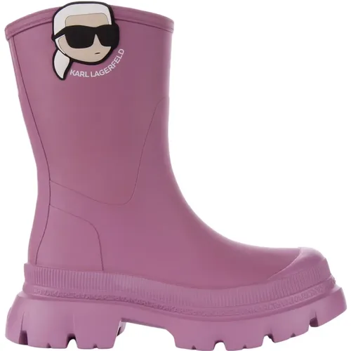 Trekka Rain Boots Women , female, Sizes: 6 UK, 5 UK - Karl Lagerfeld - Modalova