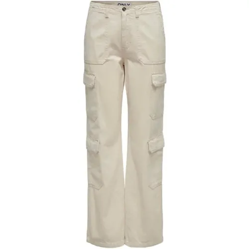 Tapered Trousers , female, Sizes: S L32, M L32, L L32 - Only - Modalova