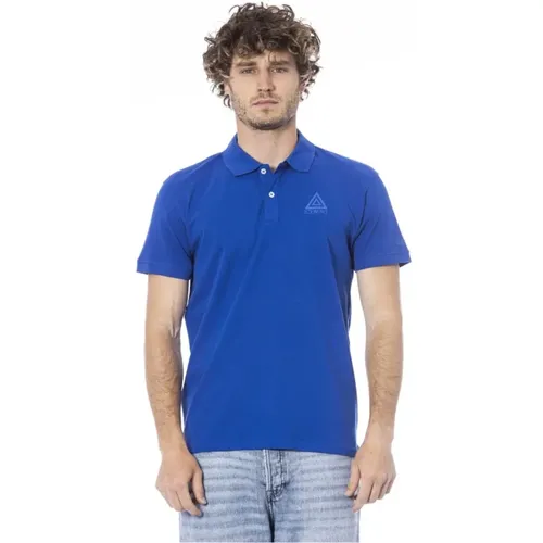 Blaues Baumwoll-Poloshirt , Herren, Größe: M - Iceberg - Modalova