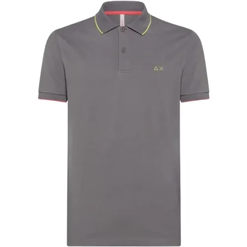 T-shirts and Polos Grey , male, Sizes: 3XL, XL, L, 2XL, M - Sun68 - Modalova