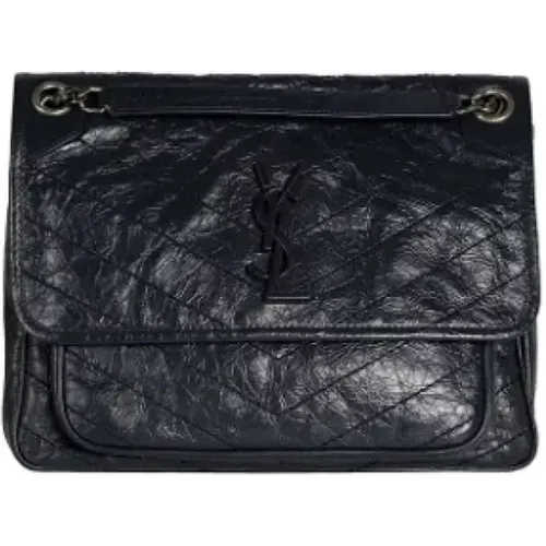 Pre-owned Leather shoulder-bags , female, Sizes: ONE SIZE - Yves Saint Laurent Vintage - Modalova