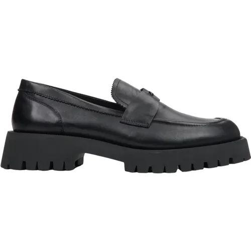 Women`s Leather Loafers with a Chunky Sole Er00114647 , female, Sizes: 7 UK, 4 UK, 6 UK, 3 UK, 5 UK - Estro - Modalova