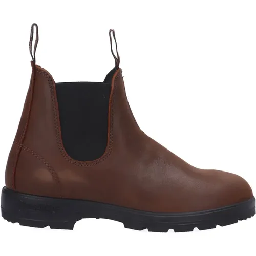 Leather Ankle Boot , male, Sizes: 9 UK - Blundstone - Modalova