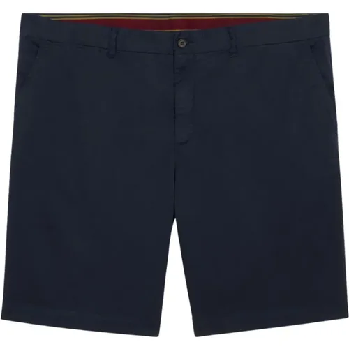 Marineblaue Baumwoll-Chino-Shorts , Herren, Größe: W42 - Brooks Brothers - Modalova