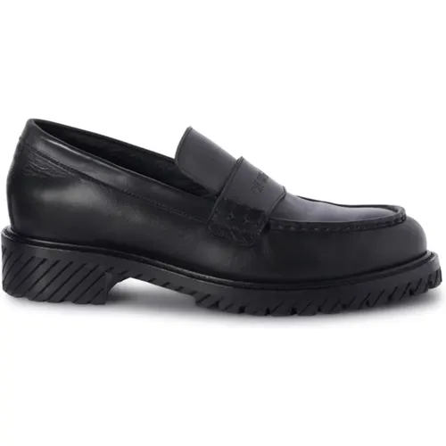 Flat Shoes with 5cm Brim , male, Sizes: 8 UK, 9 UK, 10 UK, 6 UK, 7 UK - Off White - Modalova