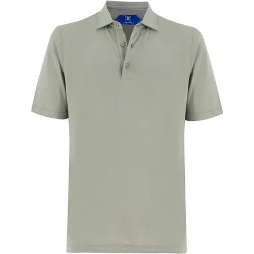 Baumwoll-Poloshirt für saisonale Looks , Herren, Größe: 4XL - KIRED - Modalova