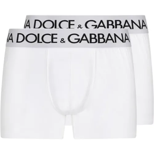 Weiße Regular Boxer Unterwäsche , Herren, Größe: 2XL - Dolce & Gabbana - Modalova