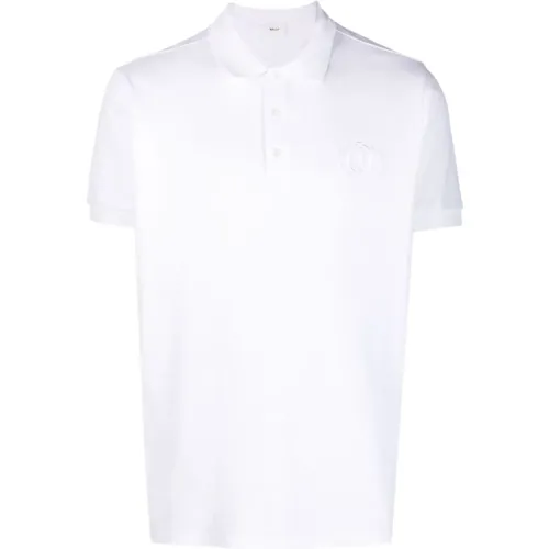 Polo-Shirt aus Bio-Baumwolle mit gesticktem Logo - Bally - Modalova