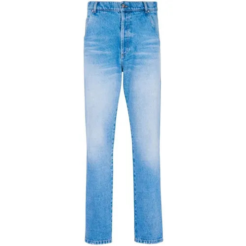 Slim Fit Denim Jeans , male, Sizes: W34, W33, W35 - Balmain - Modalova