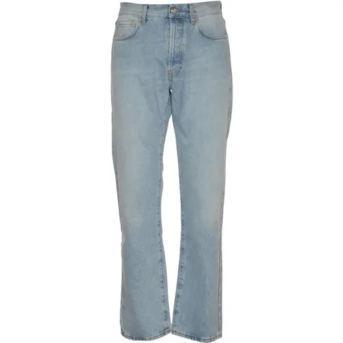 Classic Straight Cut Jeans Subtle Wash , male, Sizes: W32, W33, W34, W31, W36 - Séfr - Modalova