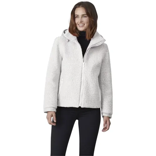 Elegante Jacke mit Kapuze , Damen, Größe: XL - Junge - Modalova