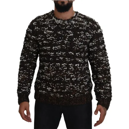 Bronzener Strickpullover - Dolce & Gabbana - Modalova