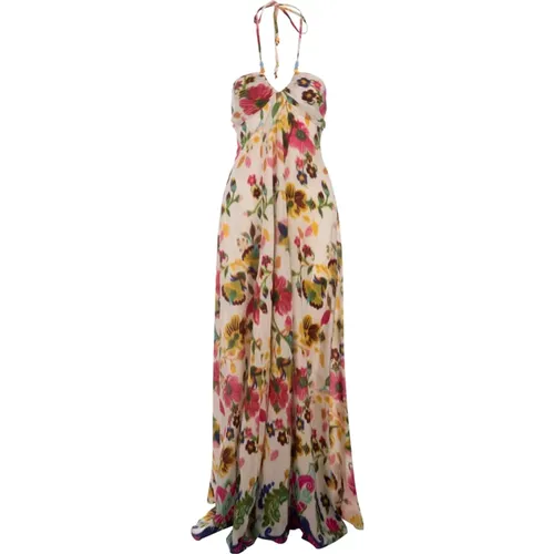 Floral Print Chloe Long Dress , female, Sizes: M - Anjuna - Modalova