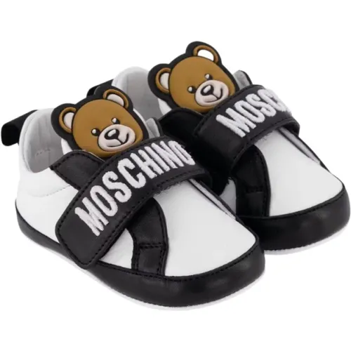 Baby Bear Sneakers 75821 Weiß/Schwarz - Moschino - Modalova