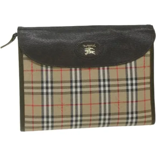 Pre-owned Nylon clutches , female, Sizes: ONE SIZE - Burberry Vintage - Modalova