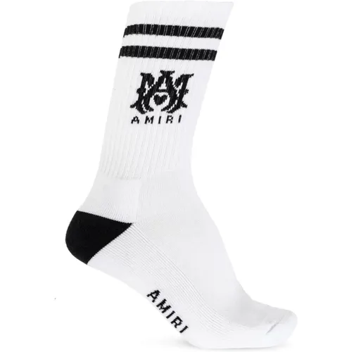 Socken mit Logo , Herren, Größe: XL - Amiri - Modalova